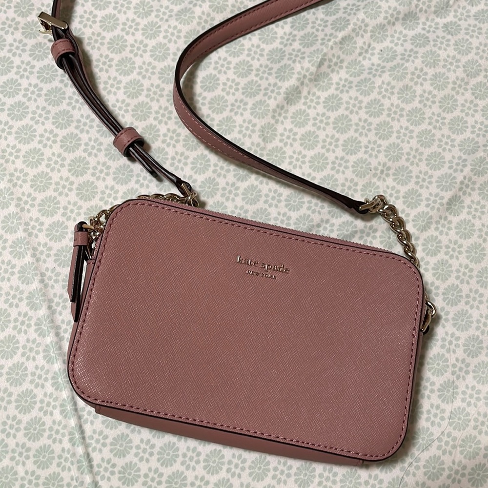 KATE SPADE MAUVE CROSSBODY BAG